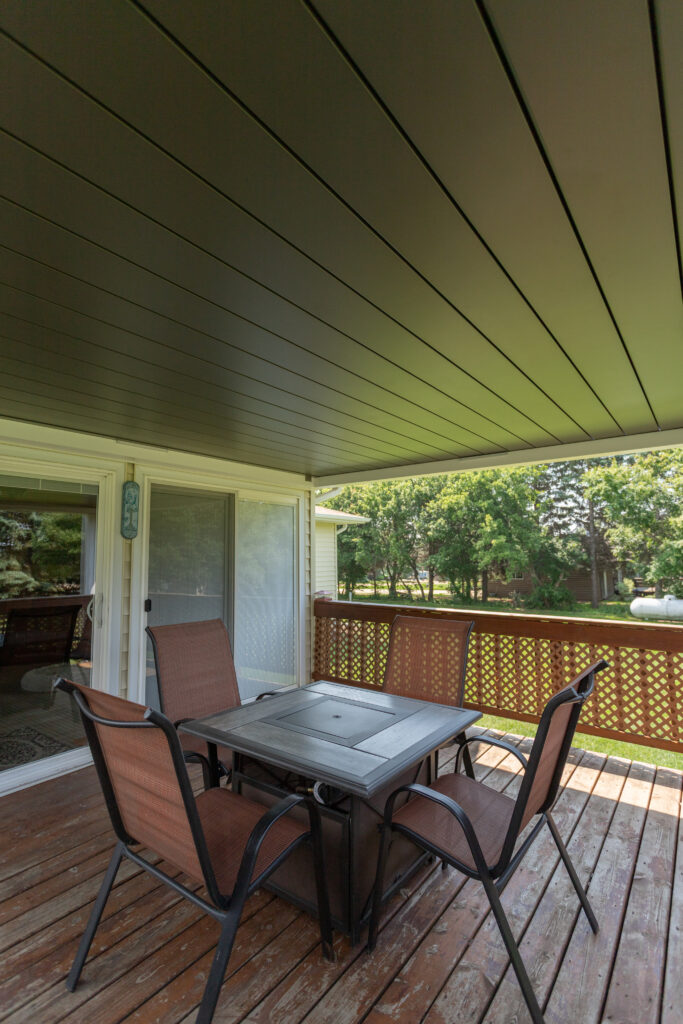 Louvered pergola in Sioux Falls