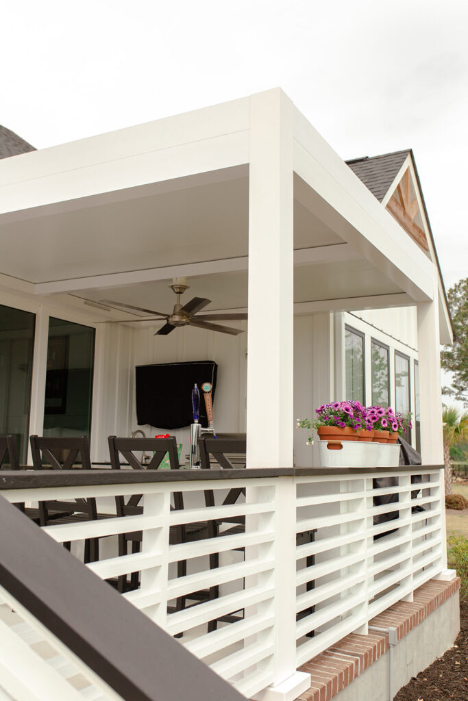 louvered pergola in South Carolina