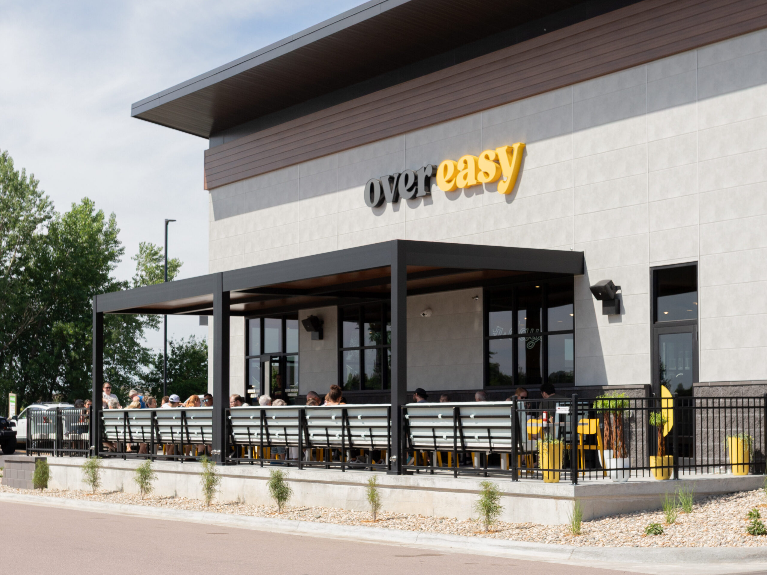 commercial patio pergola project