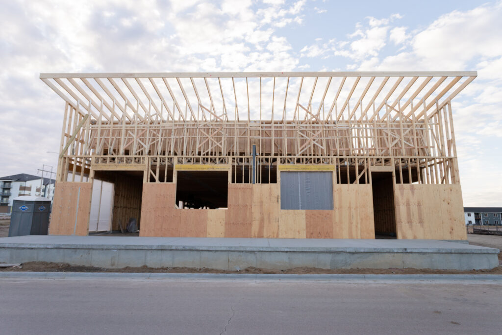 creating a commercial pergola patio, pre-construction
